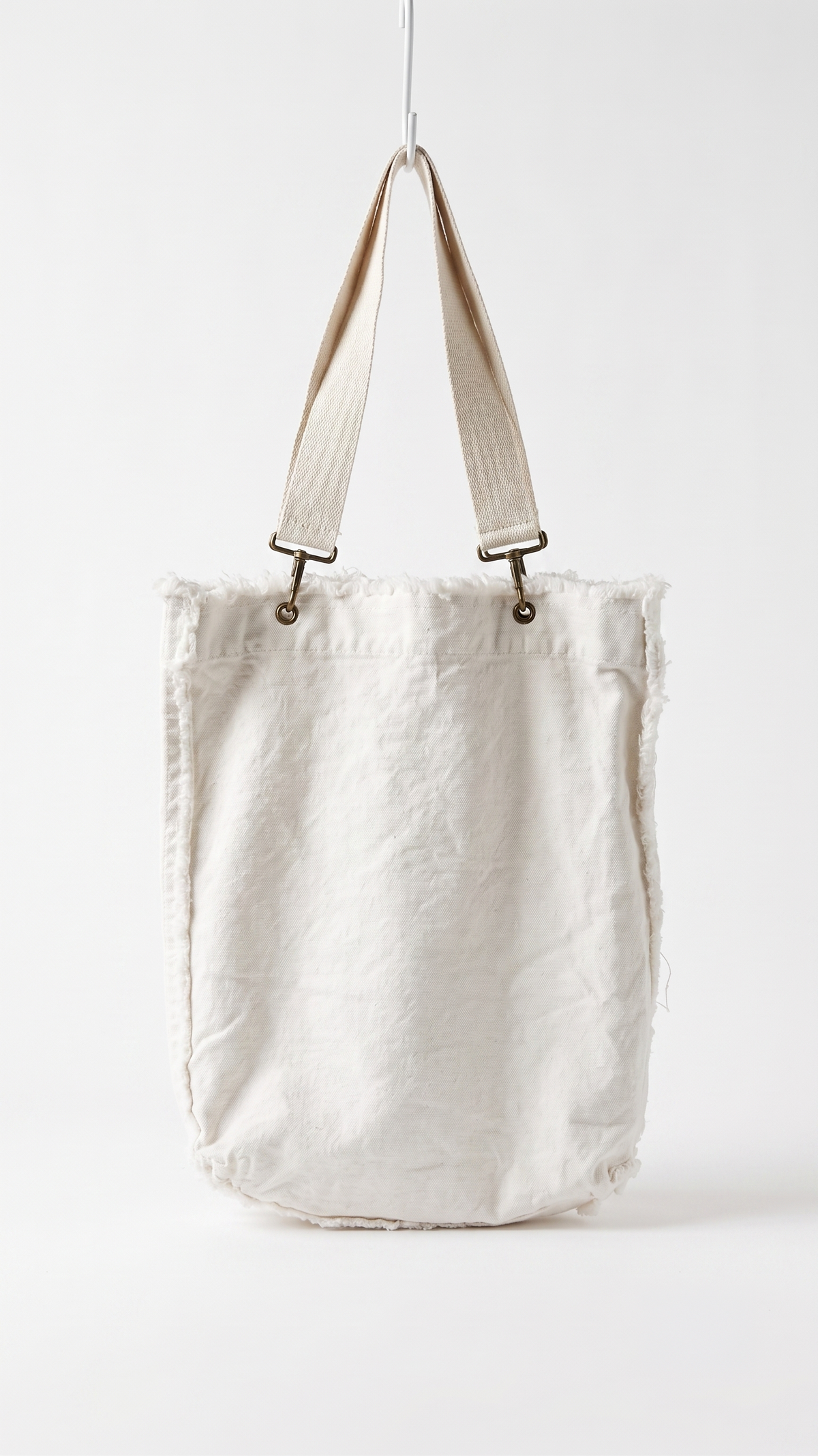 CLEARANCE | Washed Denim Everyday Tote Bag - Unfinished Seam