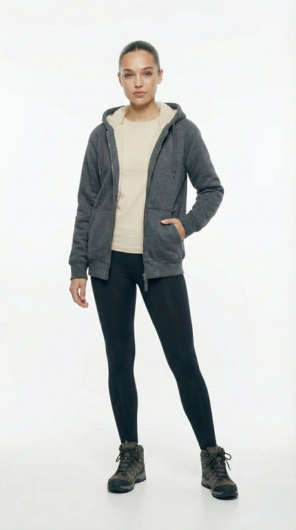 The All-Terrain Thermal Zip-Up Hoodie | Heather Grey