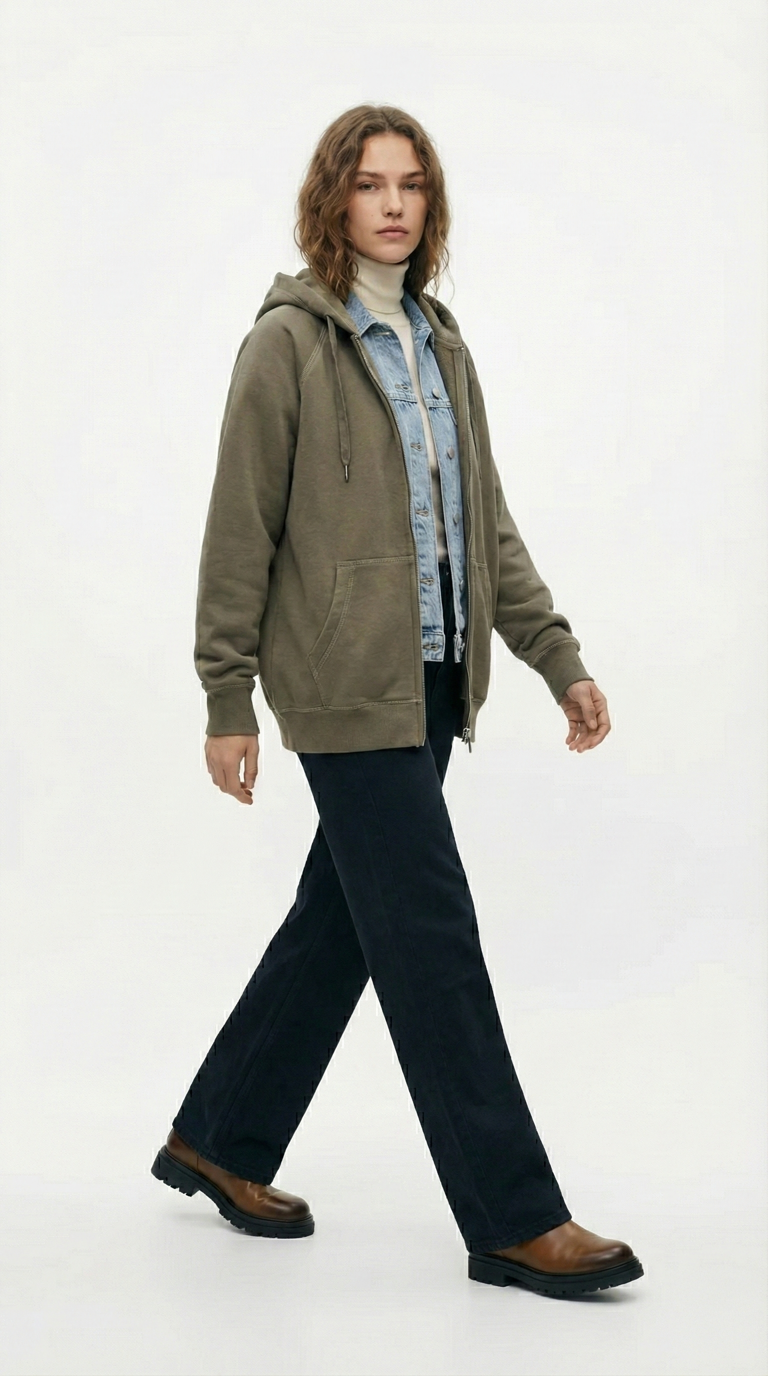 Unisex Vintage Wash Raglan Zip-Up Hoodie | Heavyweight 80/20 Blend