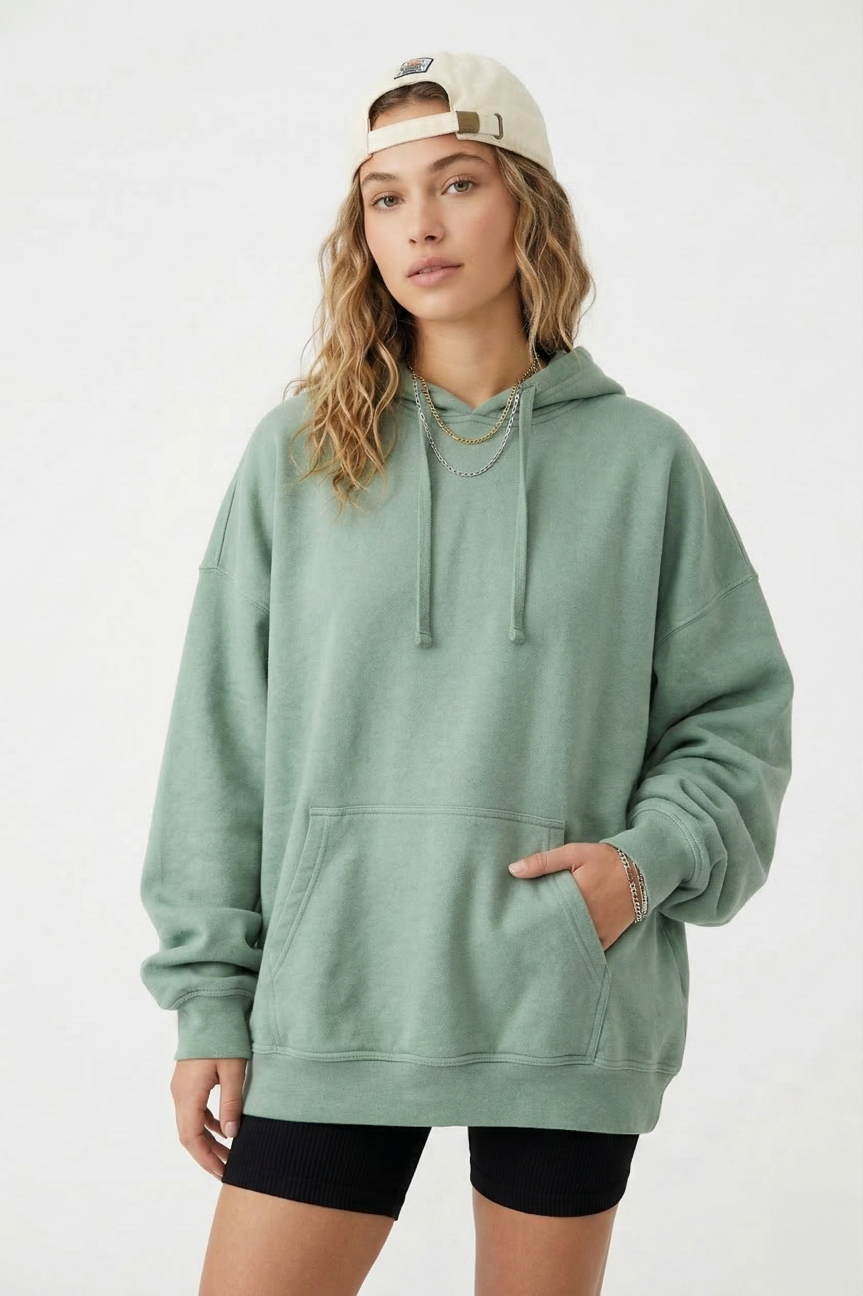 Premium Sage Oversized Unisex Hoodie | Ultra-Soft Cotton Blend