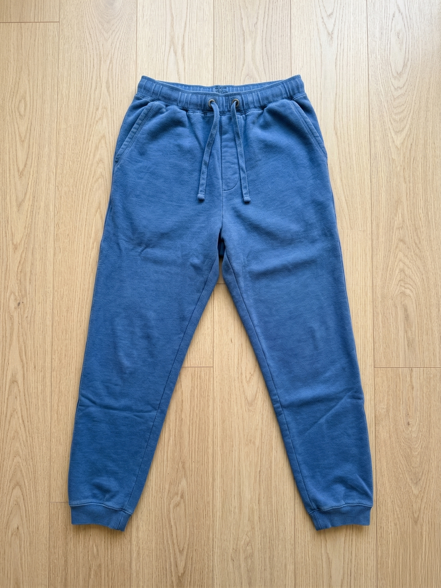 Tiny Lover Women’s Outdoor Joggers - Blue Cotton Blend Sweatpants