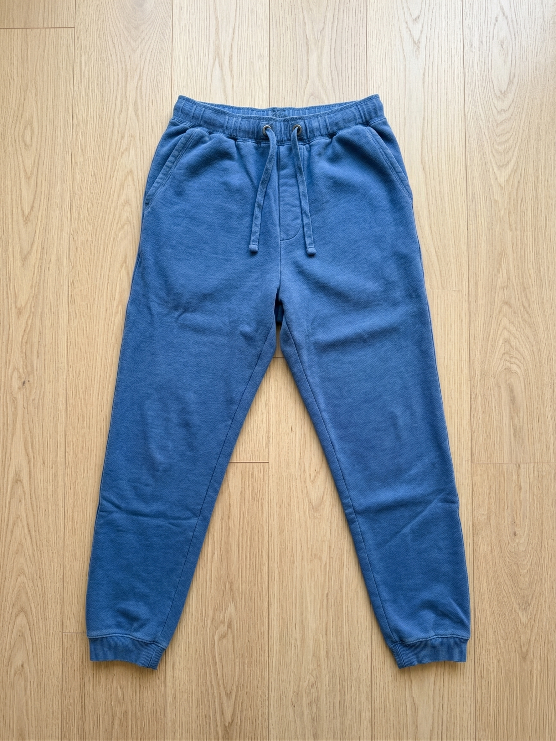 Tiny Lover Women’s Outdoor Joggers - Blue Cotton Blend Sweatpants