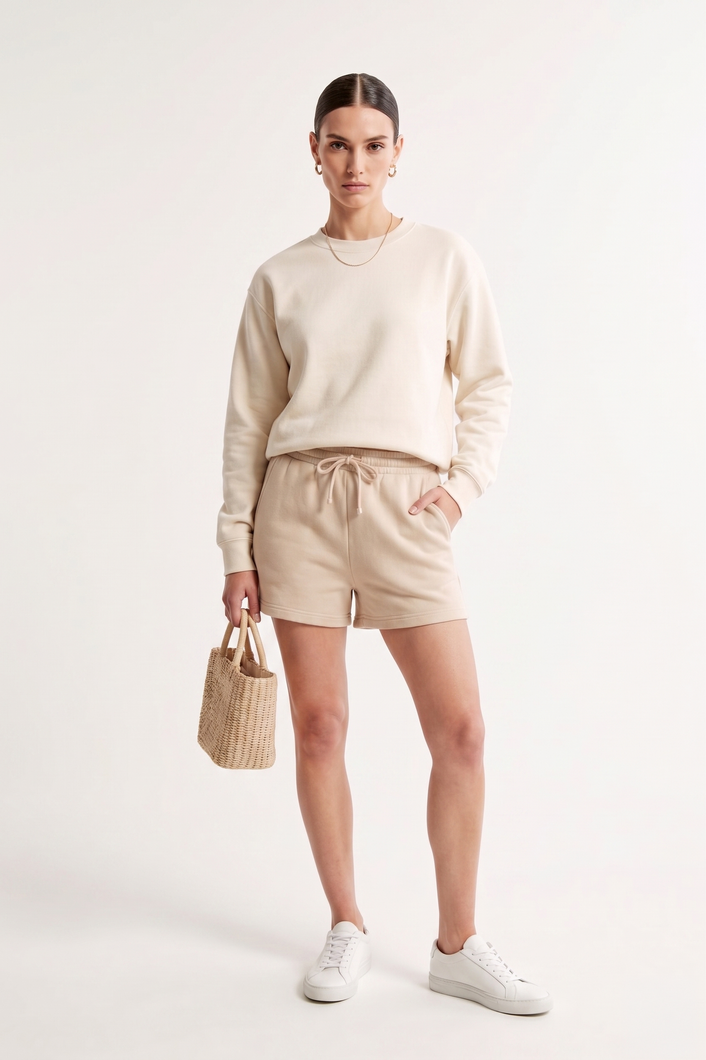 The Everyday Crewneck Pullover | Coconut