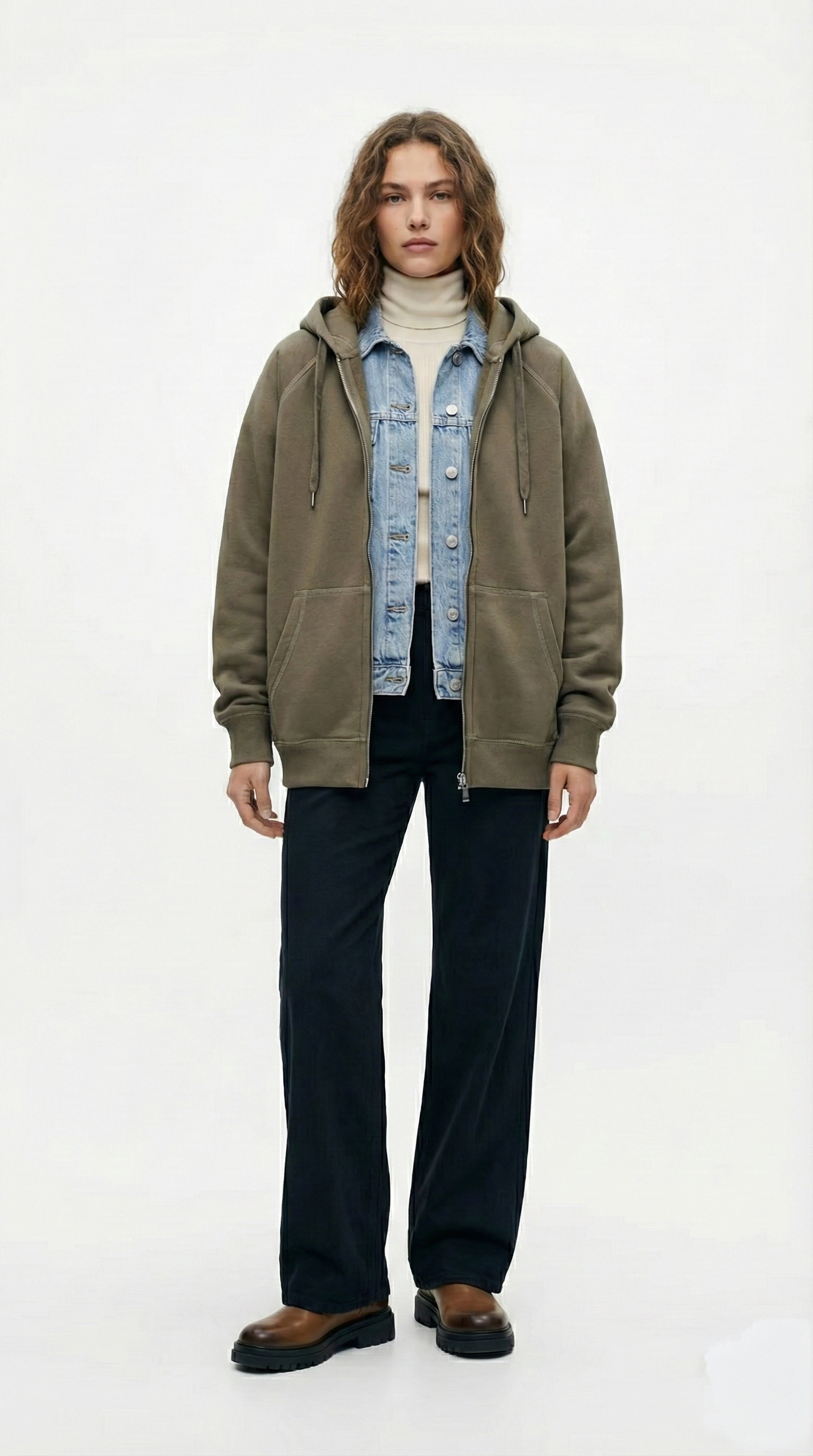 Unisex Vintage Wash Raglan Zip-Up Hoodie | Heavyweight 80/20 Blend