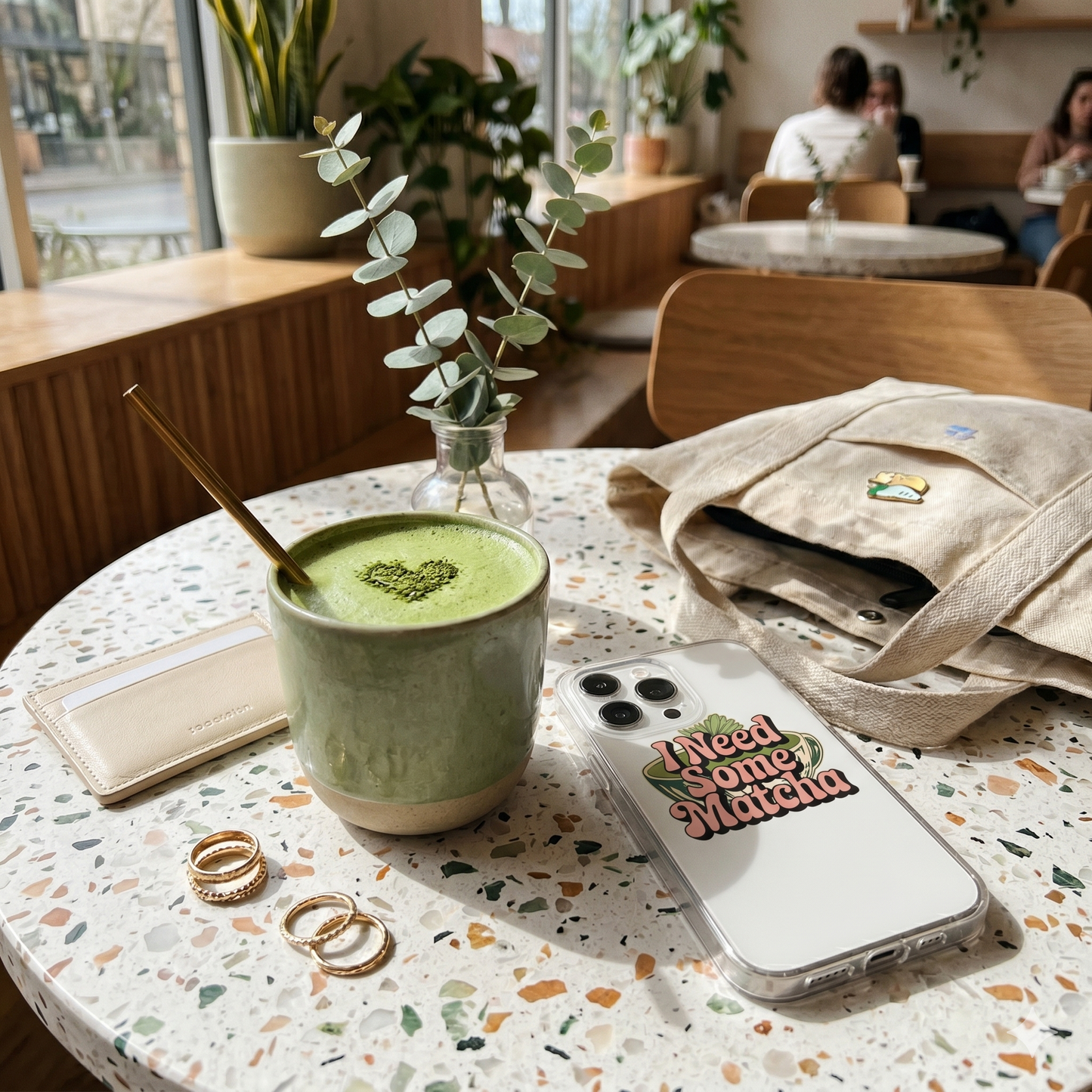 I Need Some Matcha | Clear Aesthetic iPhone® Case