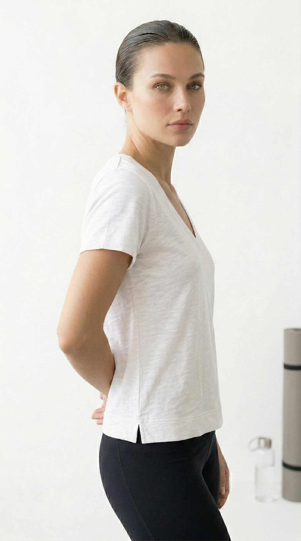 Everyday Effortless V-Neck Tee - 100% Cotton