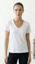 Everyday Effortless V-Neck Tee - 100% Cotton