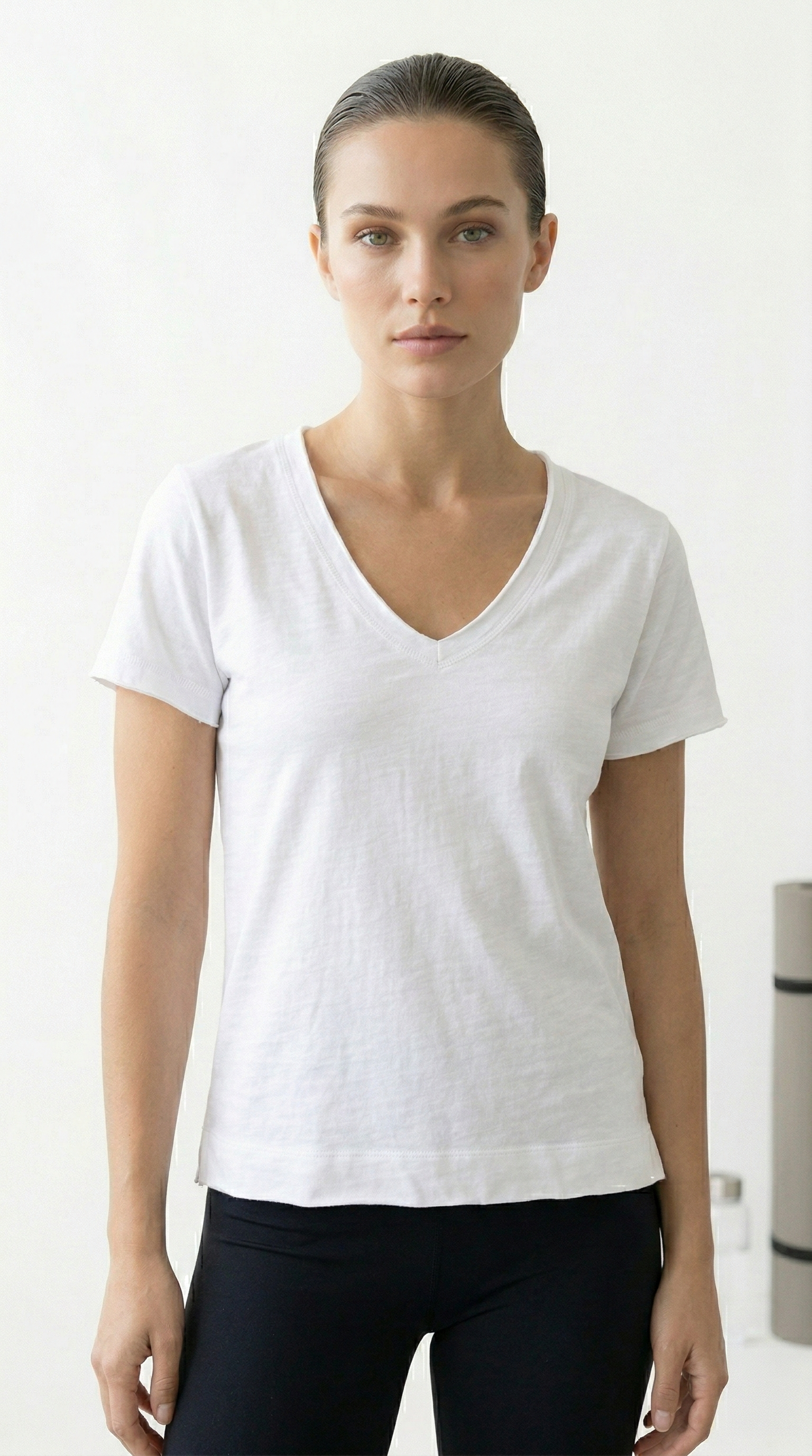 Everyday Effortless V-Neck Tee - 100% Cotton