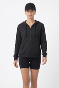 Off-Duty Waffle Hoodie - Black-L