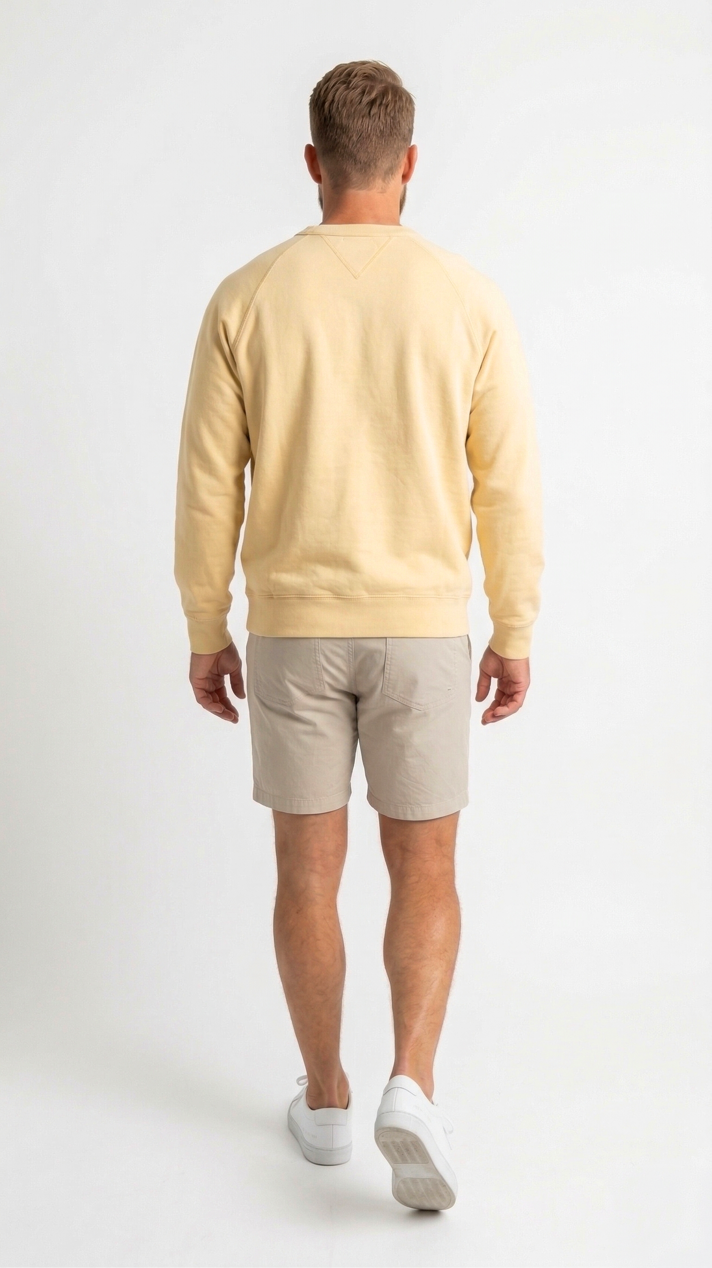 Butter Yellow Oversized Raglan Pullover – Summer Sport Chic Sweatshirt