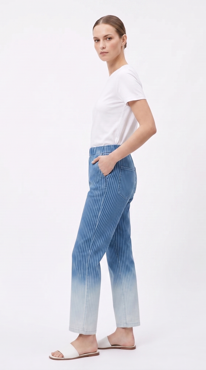 The Faded Stripe Lyocell Pant