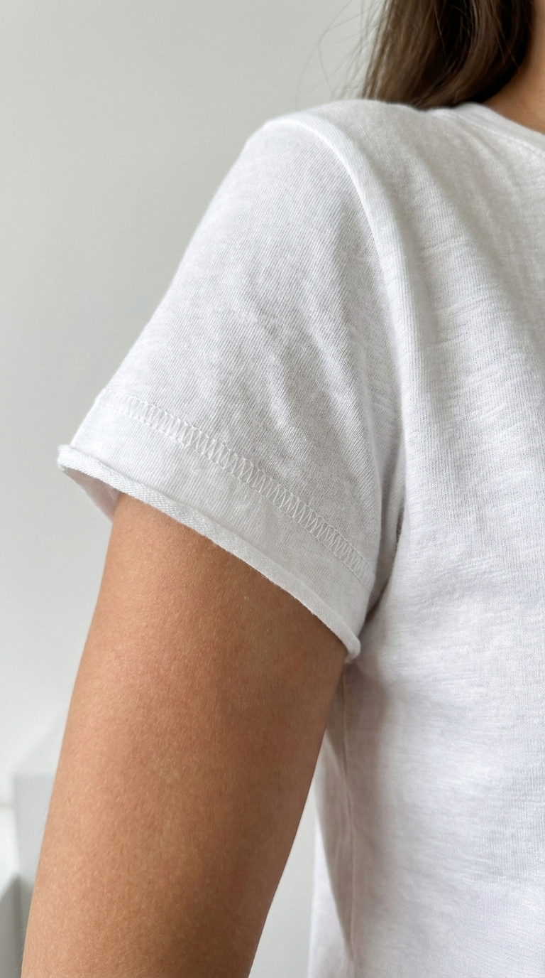 Everyday Effortless V-Neck Tee - 100% Cotton