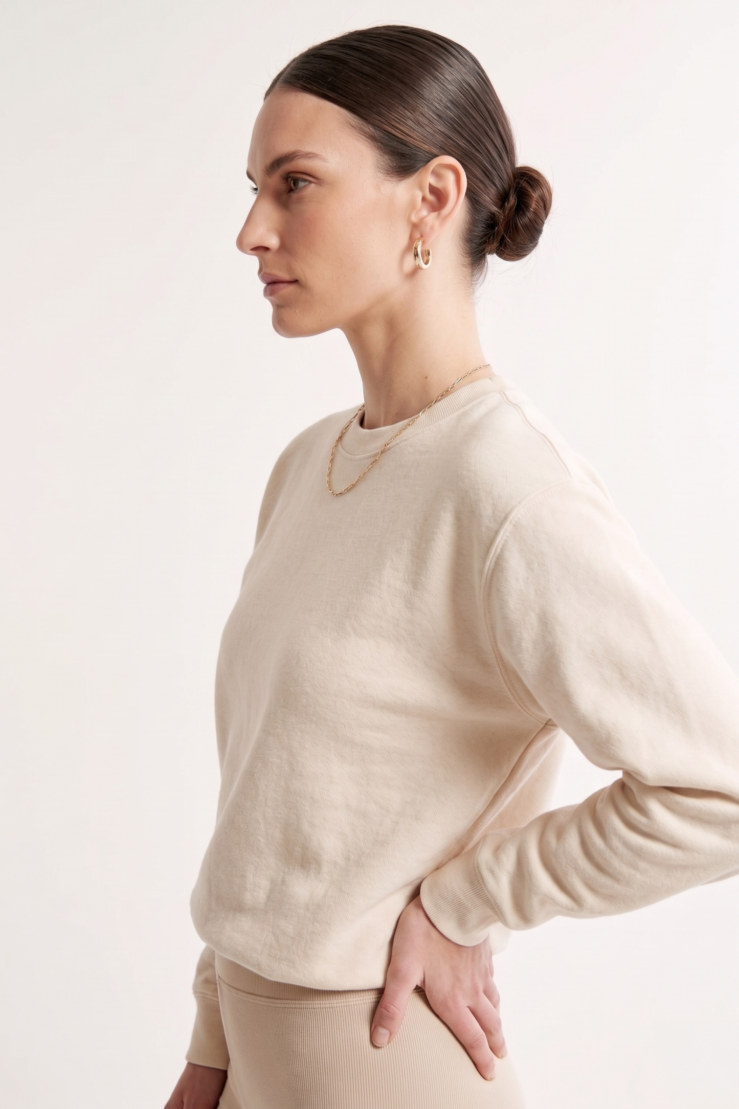 The Everyday Crewneck Pullover | Coconut