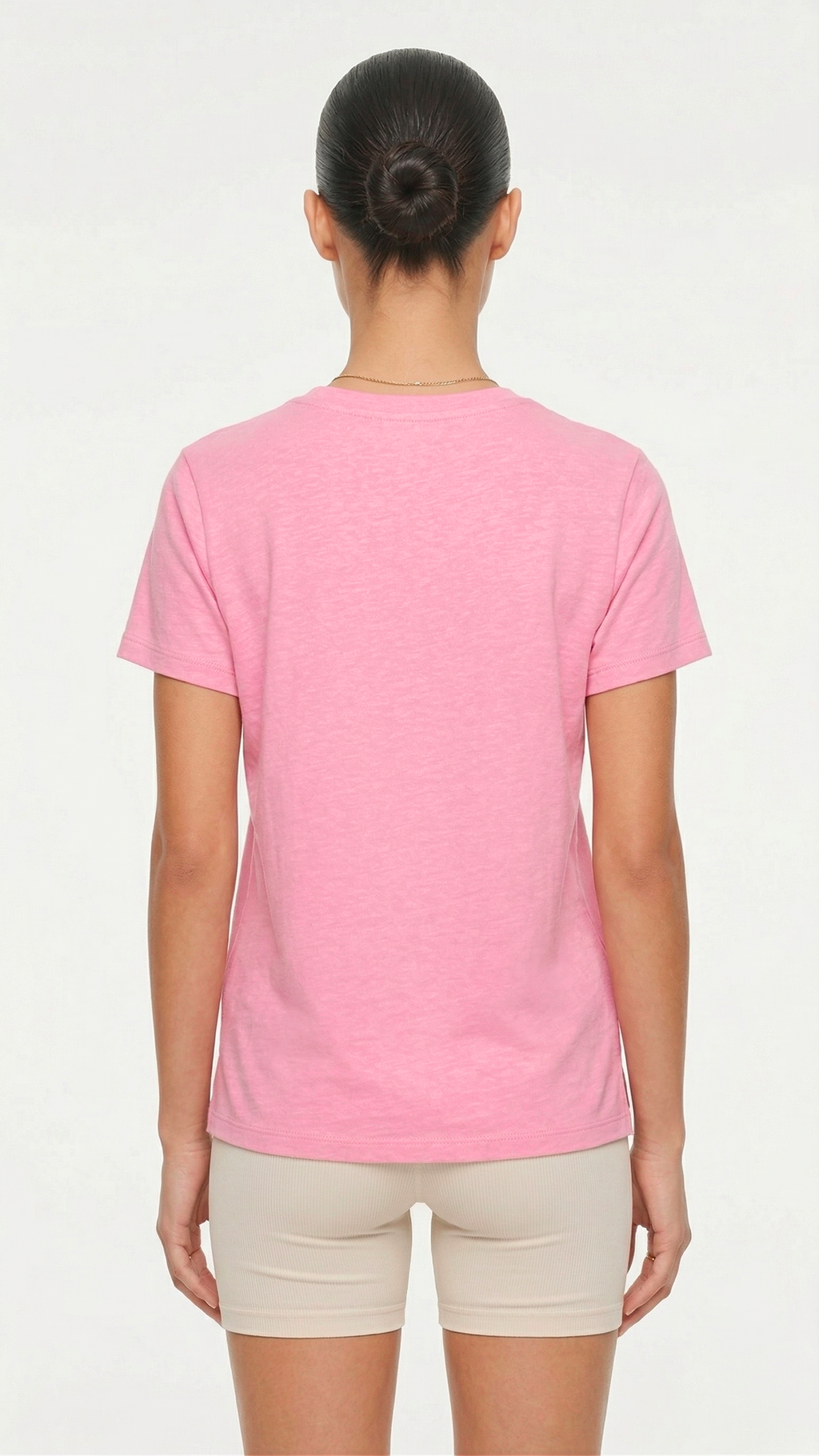 The Everyday Side-Slit Petal Color Tee | 100% Soft-Touch Cotton