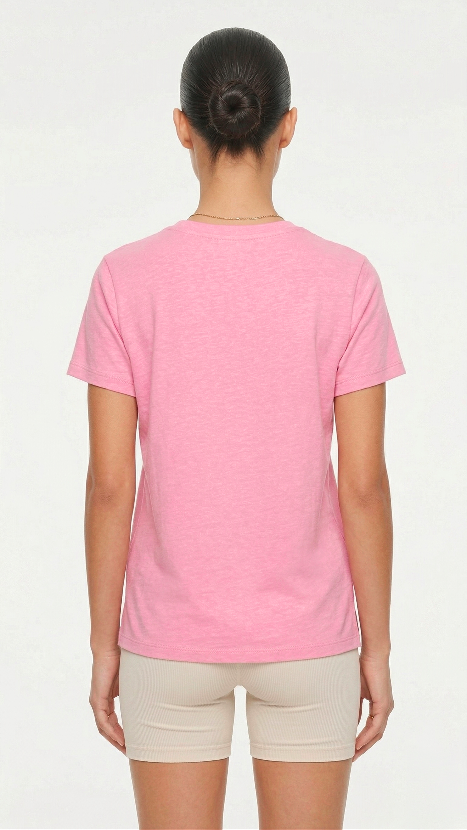 The Everyday Side-Slit Petal Color Tee | 100% Soft-Touch Cotton