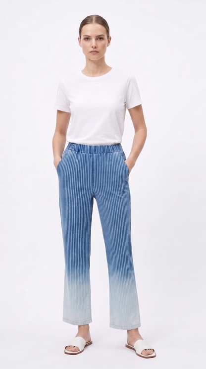 The Faded Stripe Lyocell Pant
