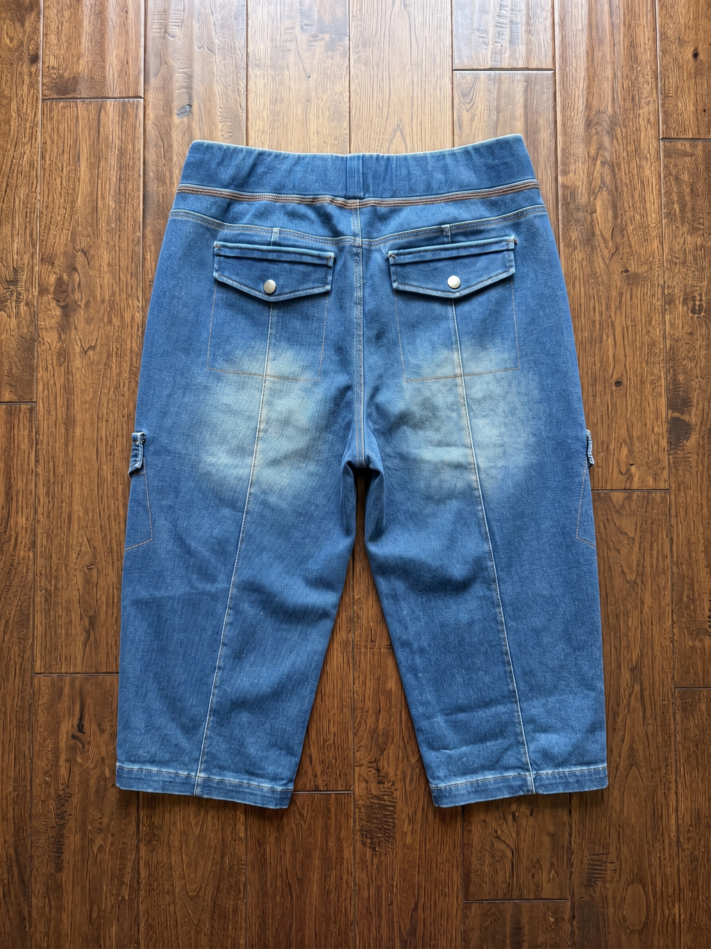 Urban Breeze Indigo Cargo Capris | Street Chic Summer Utility
