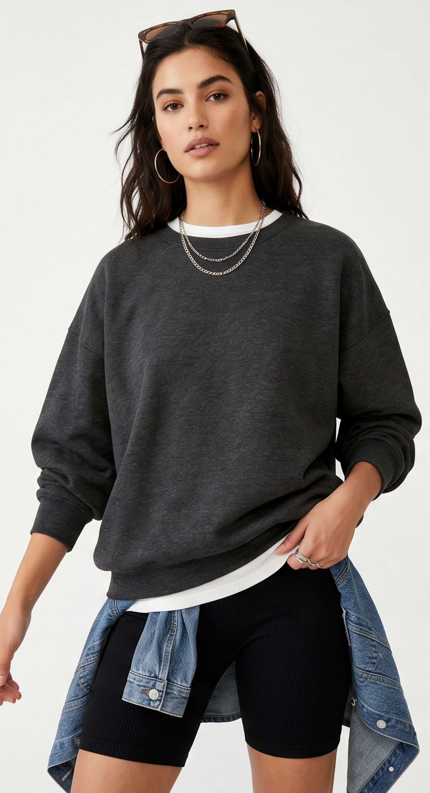The Essential Unisex Crewneck | DK.Heather